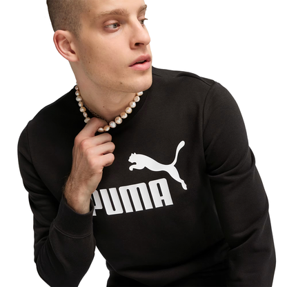 SUDADERA PUMA ESSENTIALS NO 1 PARA CABALLERO COLOR NEGRO