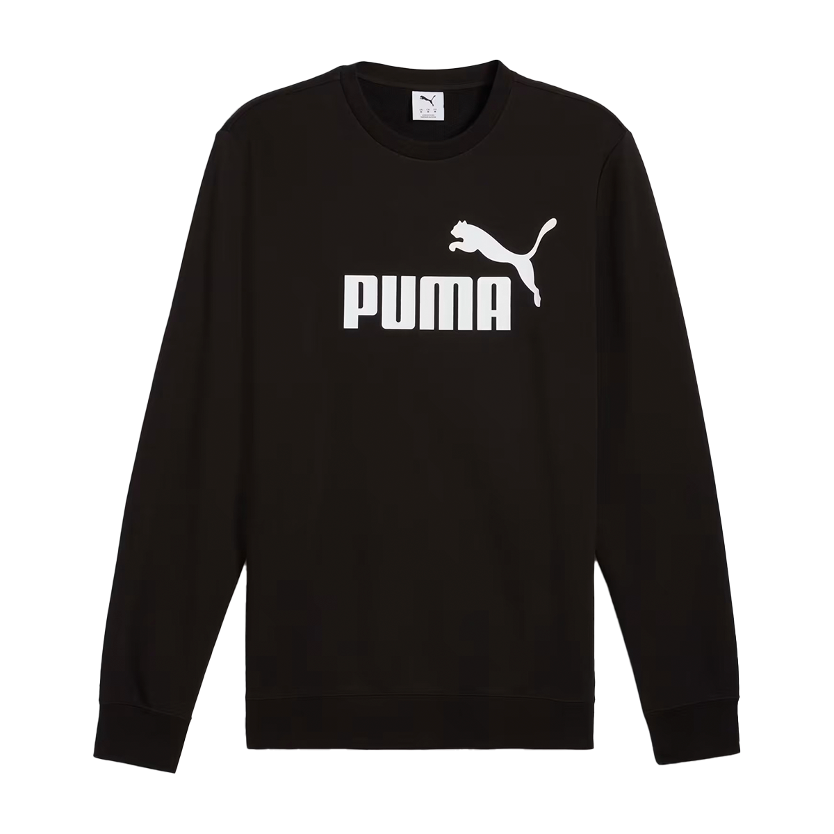 SUDADERA PUMA ESSENTIALS NO 1 PARA CABALLERO COLOR NEGRO