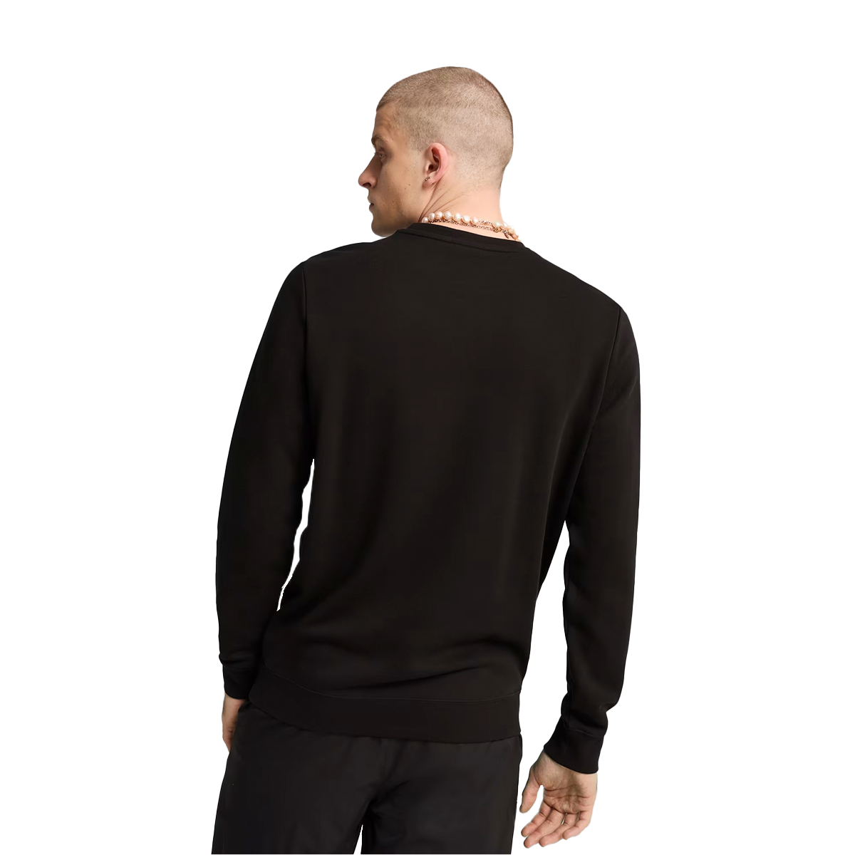 SUDADERA PUMA ESSENTIALS NO 1 PARA CABALLERO COLOR NEGRO