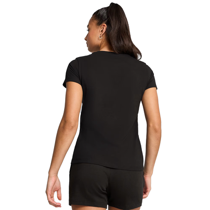 PLAYERA PUMA ESSENTIALS ELEVATE PARA DAMA COLOR NEGRO