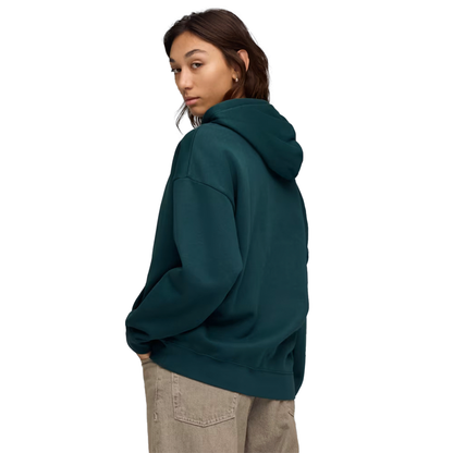 SUDADERA PUMA ESSENTIALS OVERSIZED PARA DAMA COLOR VERDE