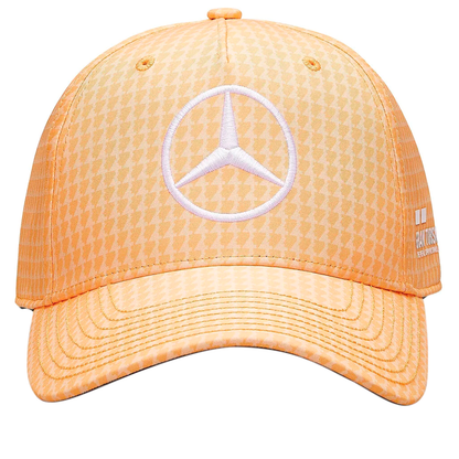 GORRA MERCEDES GRAN TURISMO LEWIS HAMILTON 2023 COLOR NARANJA