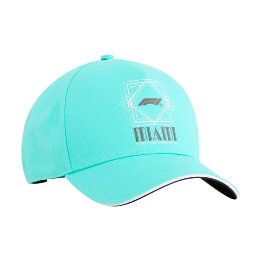 GORRA PUMA MOTORSPORT FORMULA 1 GP MIAMI COLOR VERDE