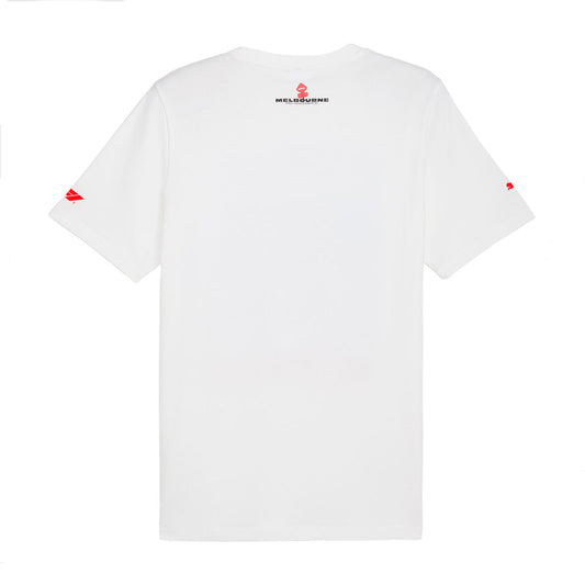 PLAYERA PUMA MOTORSPORT GP AUSTRALIA PARA CABALLERO COLOR BLANCO