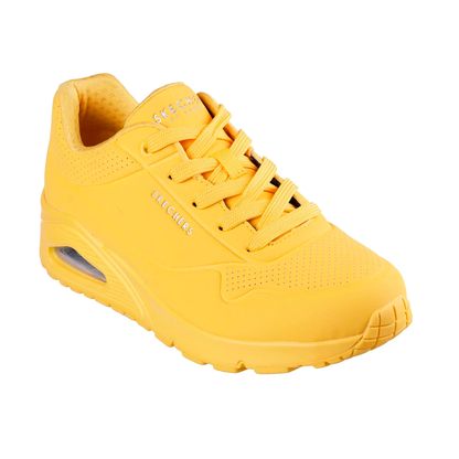 TENIS SKECHERS UNO STAND ON AIR PARA DAMA COLOR AMARILLO