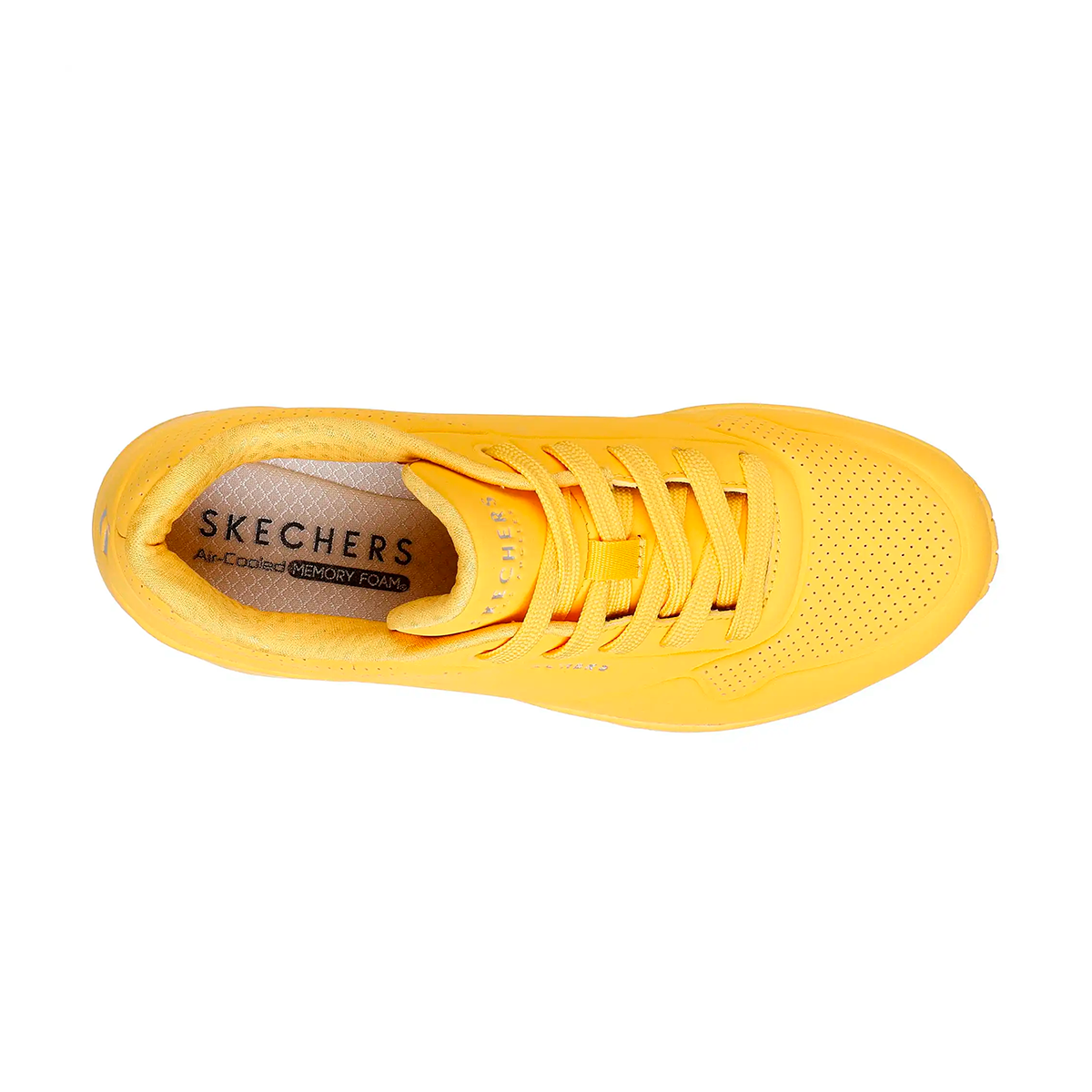 TENIS SKECHERS UNO STAND ON AIR PARA DAMA COLOR AMARILLO
