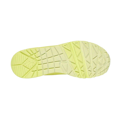TENIS SKECHERS UNO STAND ON AIR PARA DAMA COLOR VERDE LIMON