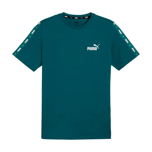 PLAYERA PUMA ESSENTIALS TAPE PARA CABALLERO COLOR VERDE