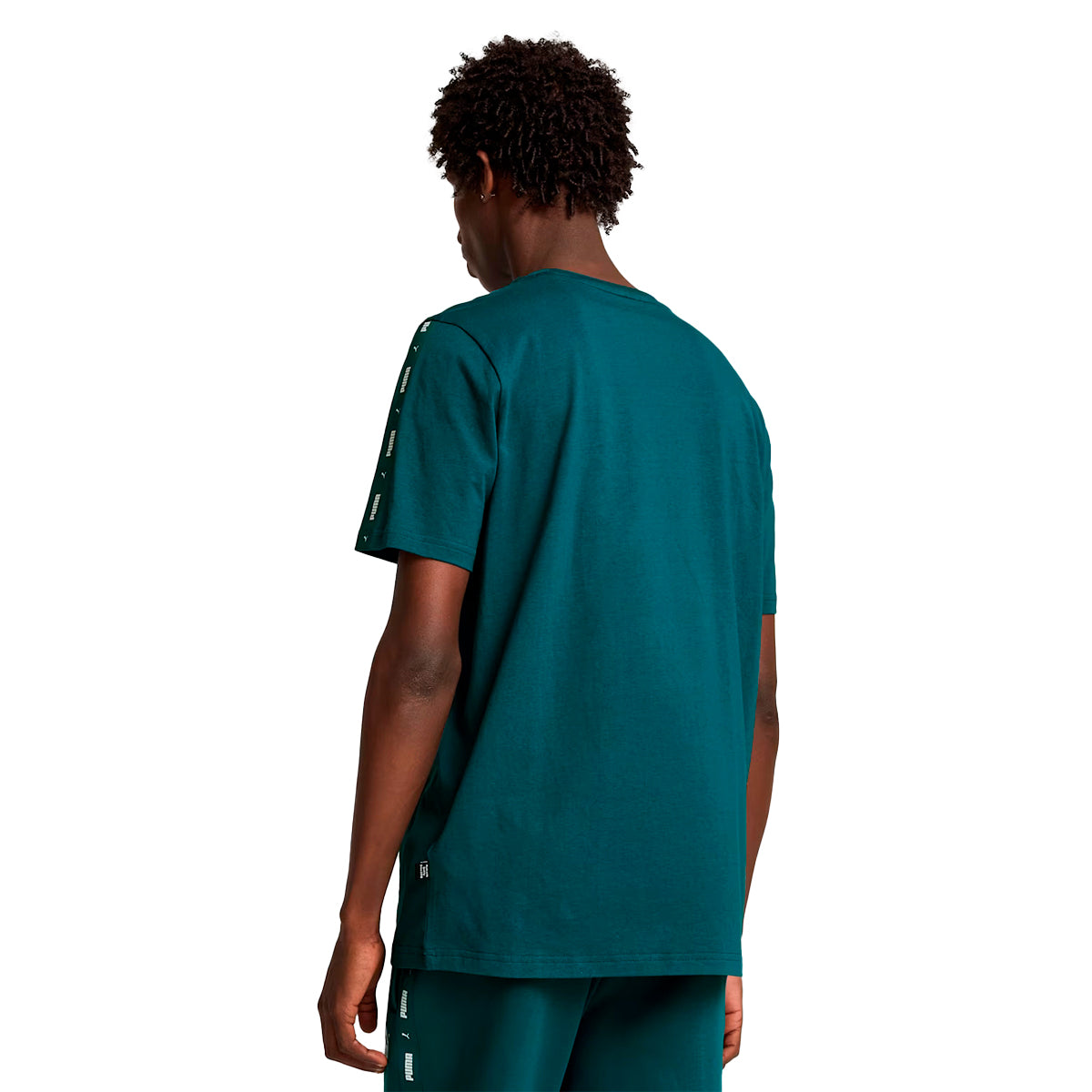 PLAYERA PUMA ESSENTIALS TAPE PARA CABALLERO COLOR VERDE