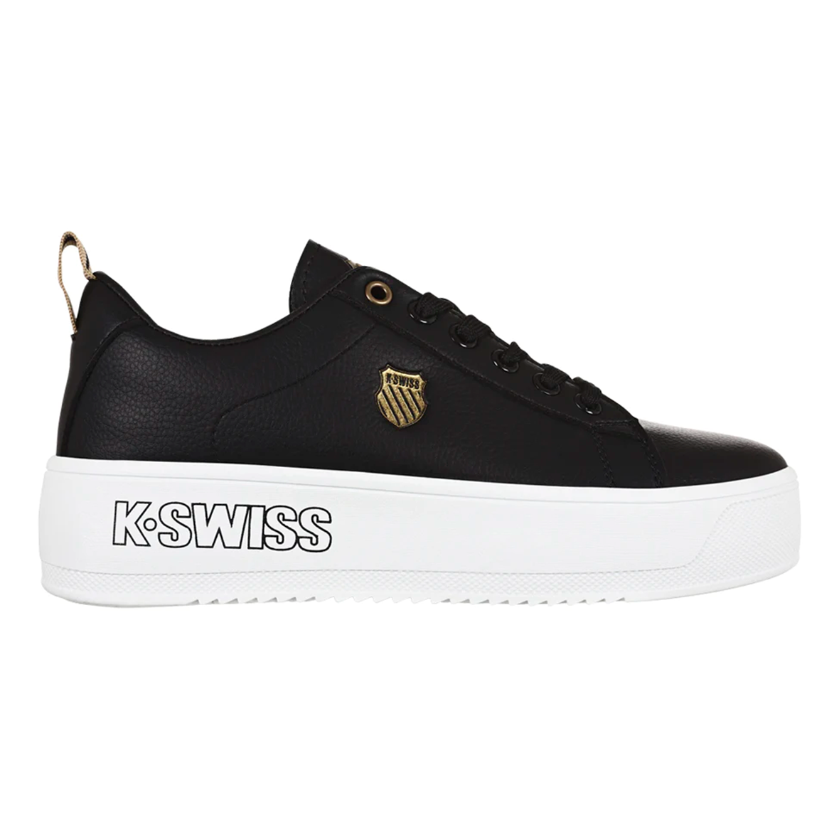 TENIS K-SWISS TRINITY PLATFORM PARA DAMA COLOR NEGRO