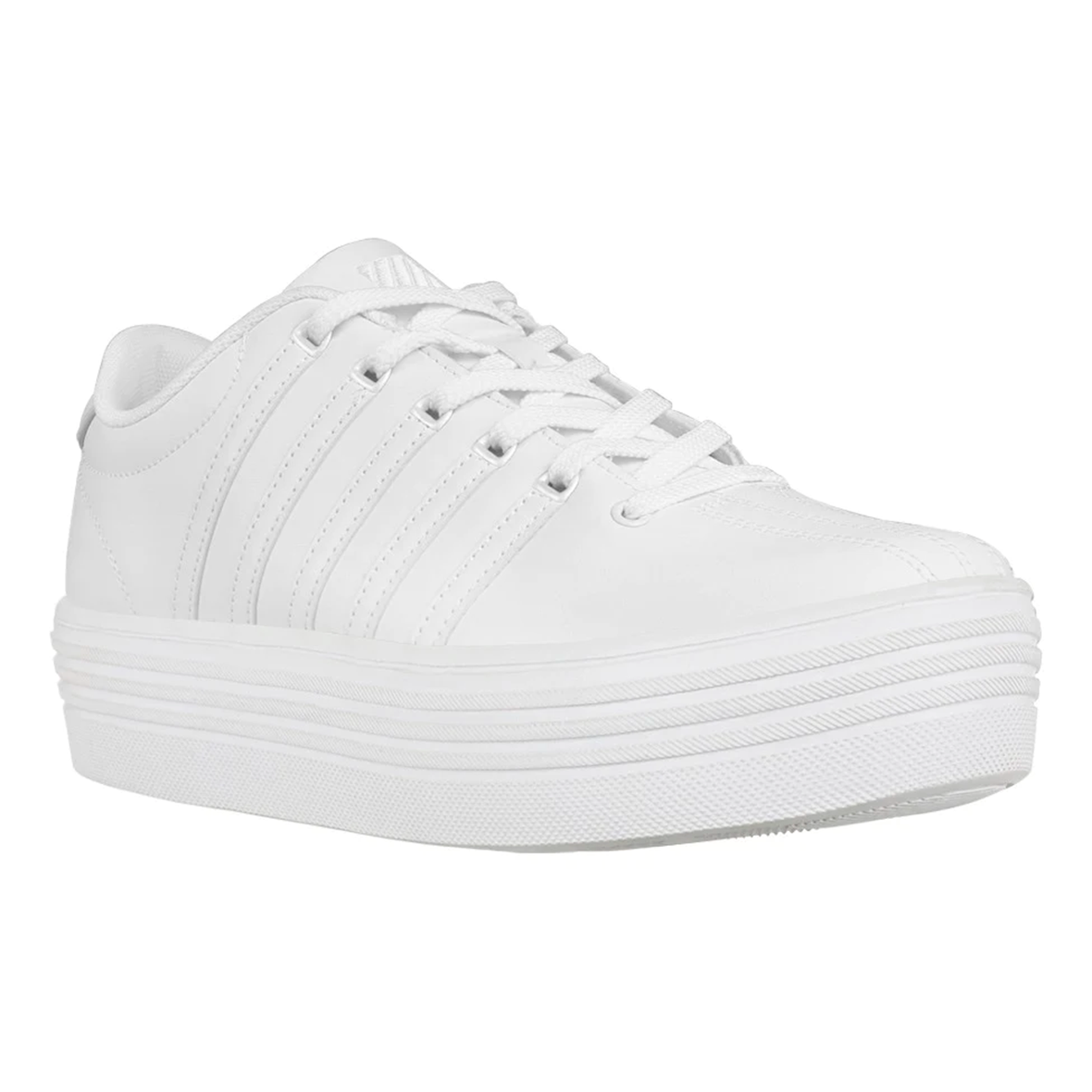 TENIS K-SWISS COURT PRO V HIGH PARA DAMA COLOR BLANCO