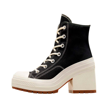 TENIS CONVERSE CHUCK TAYLOR 70 LUXE HEEL PARA DAMA COLOR NEGRO