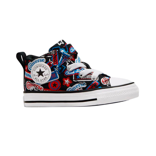 TENIS CONVERSE CHUCK TAYLOR MALDEN INFANTIL COLOR NEGRO AZUL ROJO