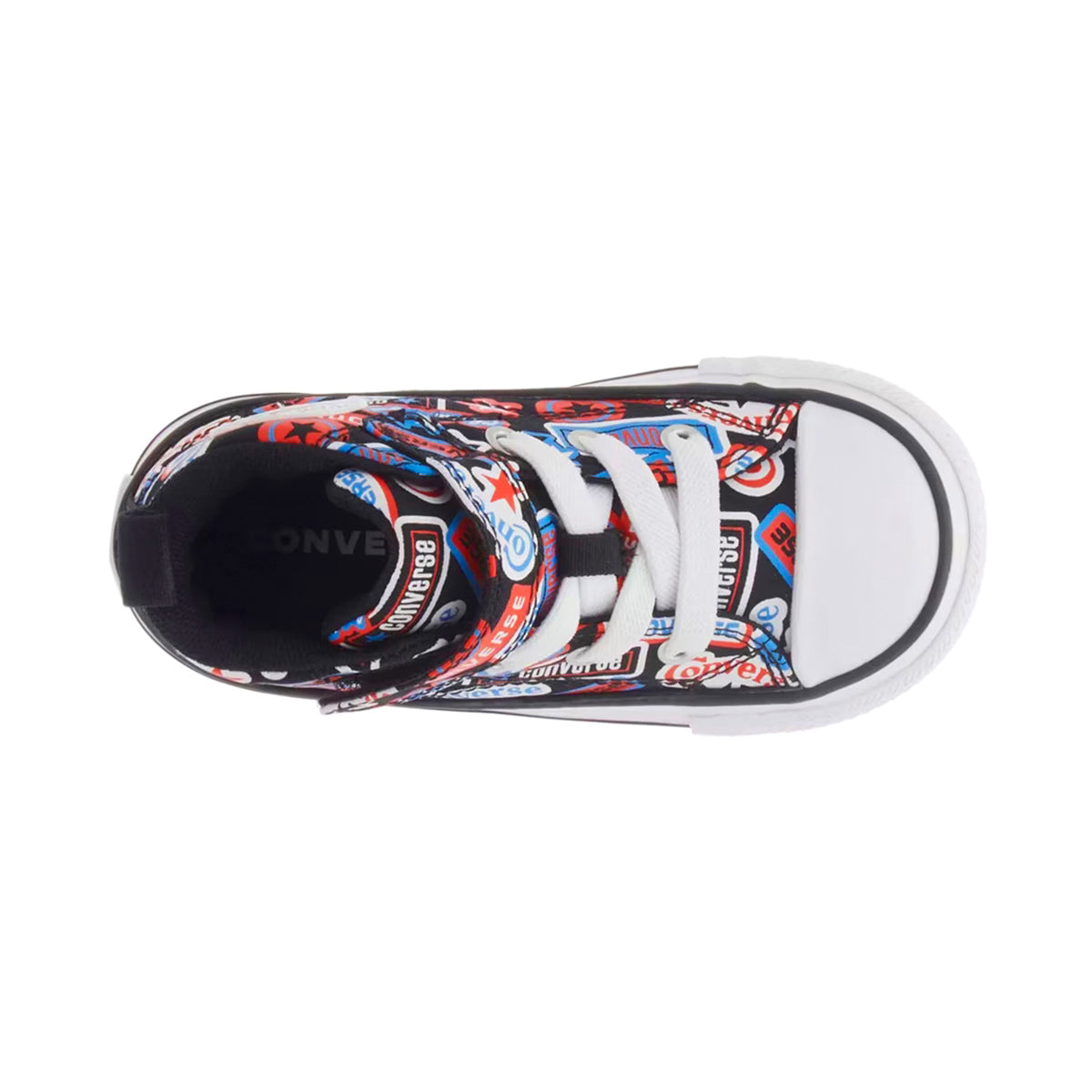 TENIS CONVERSE CHUCK TAYLOR MALDEN INFANTIL COLOR NEGRO AZUL ROJO