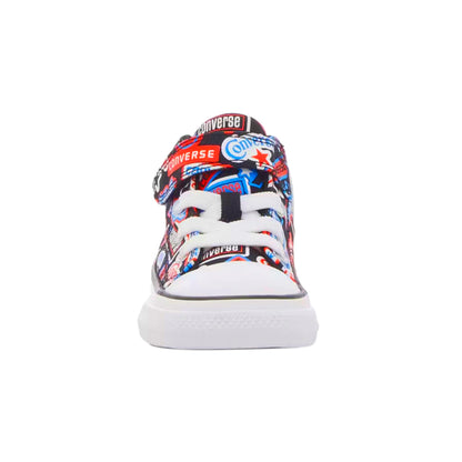 TENIS CONVERSE CHUCK TAYLOR MALDEN INFANTIL COLOR NEGRO AZUL ROJO