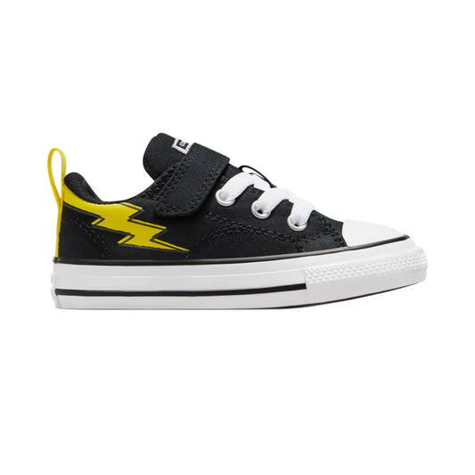 TENIS CONVERSE CHUCK TAYLOR MALDEN STREET INFANTIL COLOR NEGRO AMARILLO