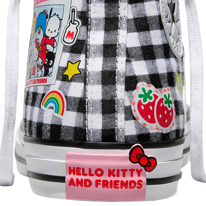 TENIS CONVERSE X KITTY & FRIENDS CTAS PARA DAMA COLOR NEGRO