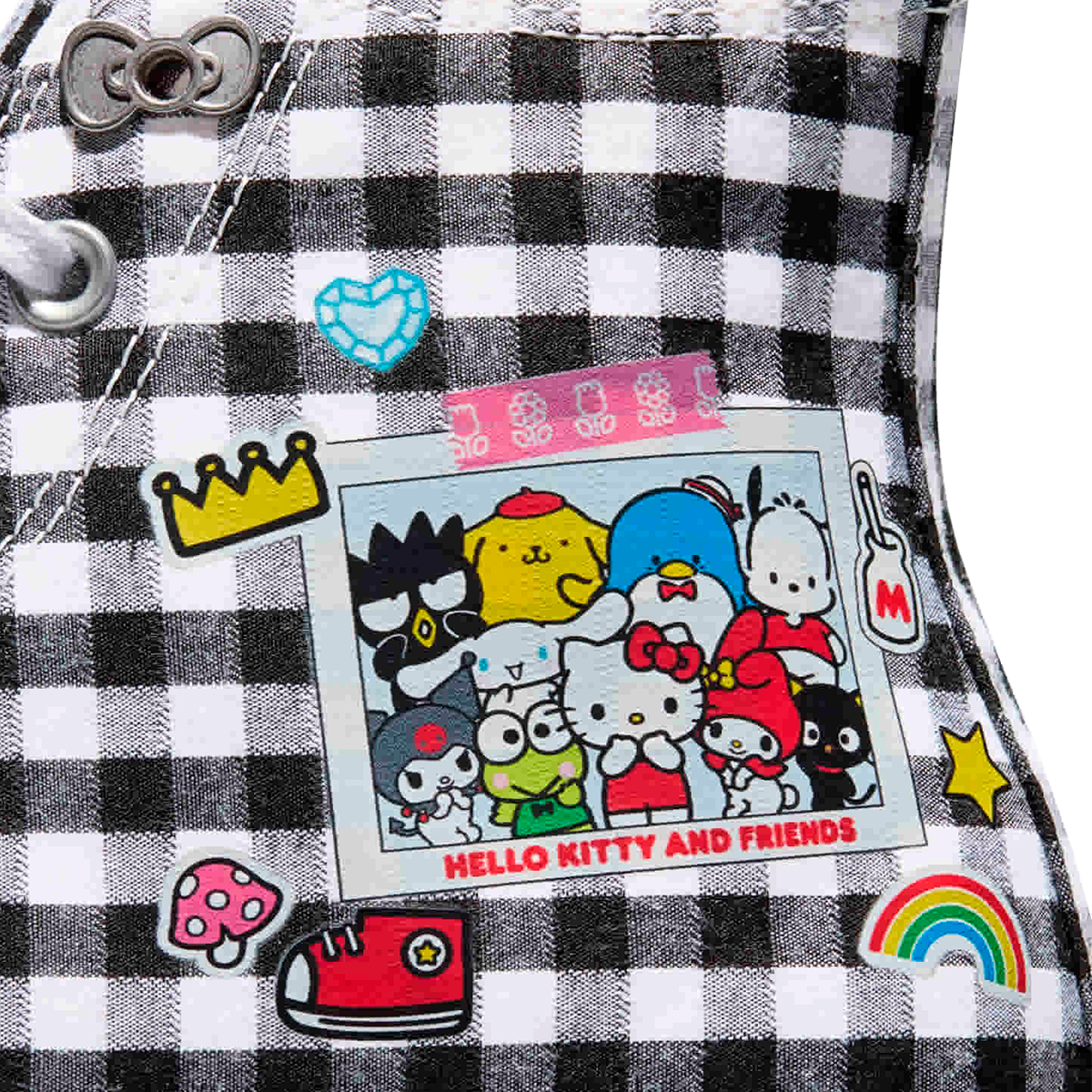 TENIS CONVERSE X KITTY & FRIENDS CTAS PARA DAMA COLOR NEGRO