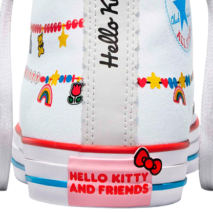 TENIS CONVERSE KITTY & FRIENDS CTAS PARA DAMA COLOR BLANCO