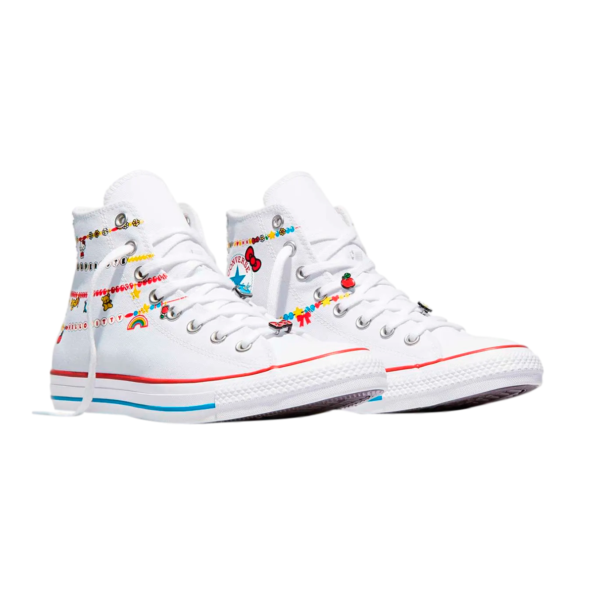 TENIS CONVERSE KITTY & FRIENDS CTAS PARA DAMA COLOR BLANCO
