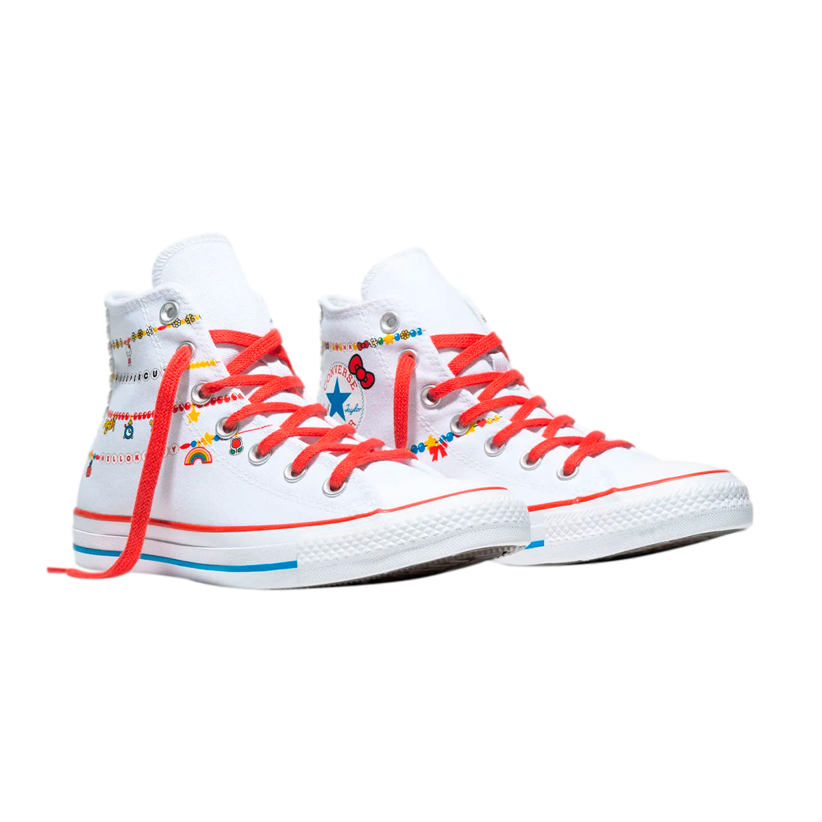 TENIS CONVERSE KITTY & FRIENDS CTAS PARA DAMA COLOR BLANCO