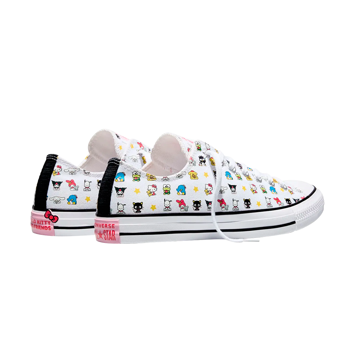 TENIS CONVERSE KITTY & FRIENDS CTAS PARA DAMA COLOR BLANCO