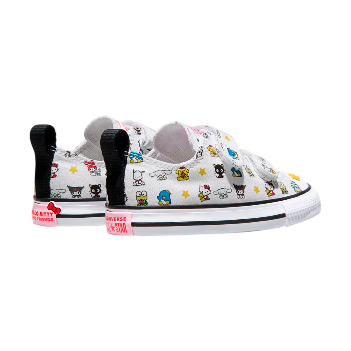TENIS CONVERSE X KITTY & FRIENDS CTAS PARA INFANTIL COLOR BLANCO