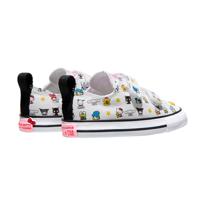TENIS CONVERSE X KITTY & FRIENDS CTAS PARA INFANTIL COLOR BLANCO