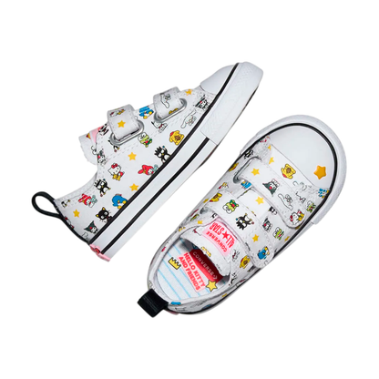 TENIS CONVERSE X KITTY & FRIENDS CTAS PARA INFANTIL COLOR BLANCO