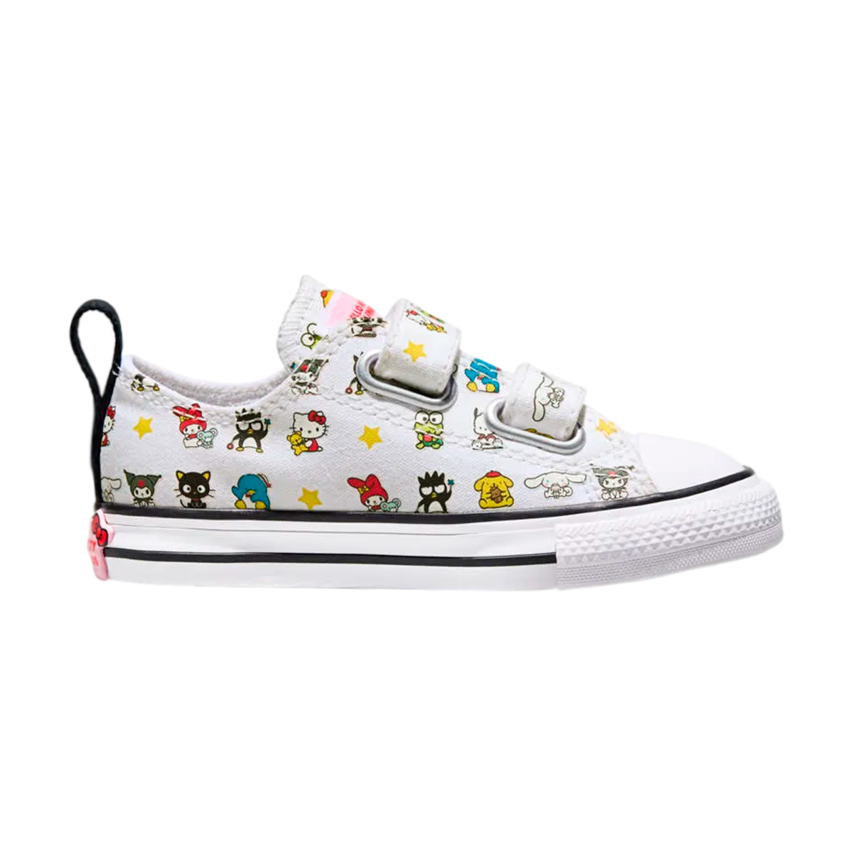TENIS CONVERSE X KITTY & FRIENDS CTAS PARA INFANTIL COLOR BLANCO