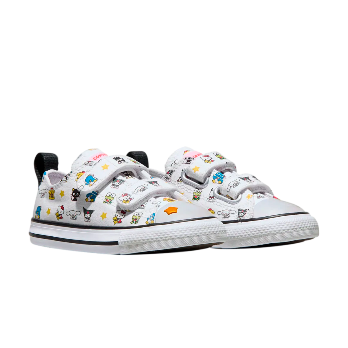 TENIS CONVERSE X KITTY & FRIENDS CTAS PARA INFANTIL COLOR BLANCO
