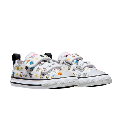 TENIS CONVERSE X KITTY & FRIENDS CTAS PARA INFANTIL COLOR BLANCO