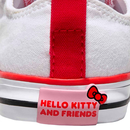 TENIS CONVERSE X KITTY & FRIENDS  CTAS INFANTIL COLOR BLANCO