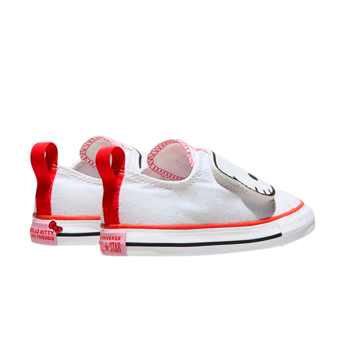 TENIS CONVERSE X KITTY & FRIENDS  CTAS INFANTIL COLOR BLANCO