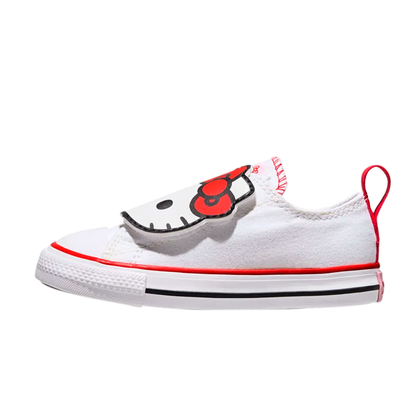TENIS CONVERSE X KITTY & FRIENDS  CTAS INFANTIL COLOR BLANCO