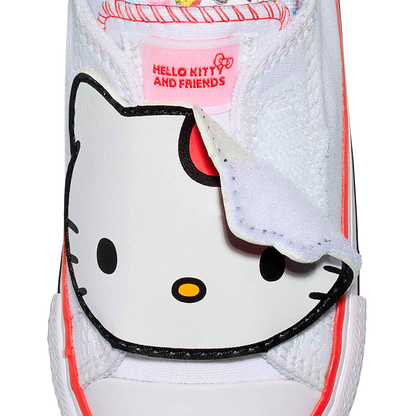 TENIS CONVERSE X KITTY & FRIENDS  CTAS INFANTIL COLOR BLANCO