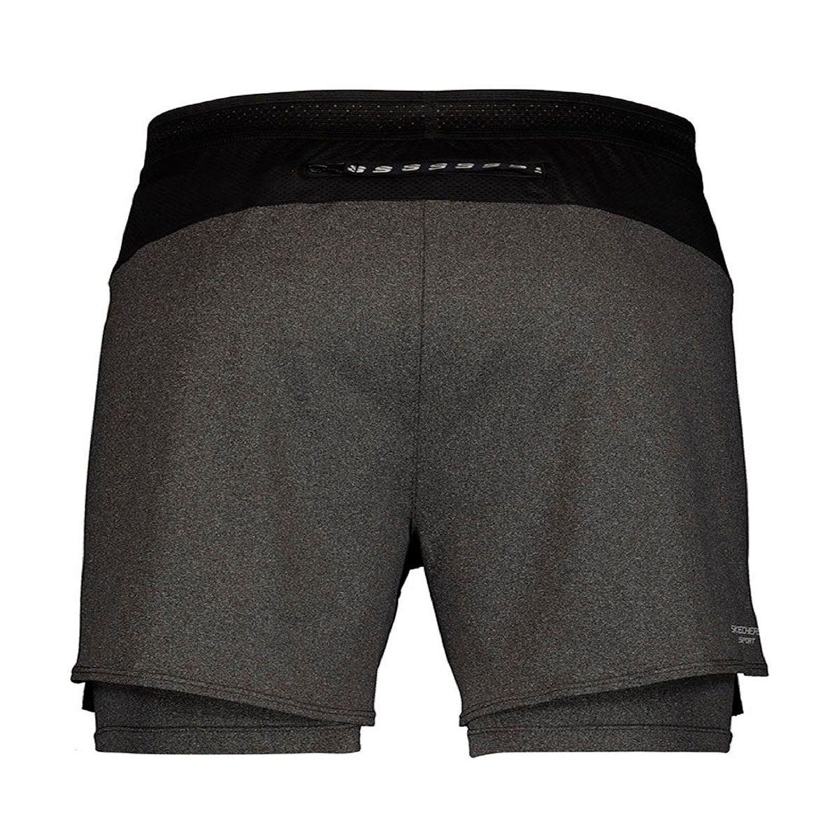 SHORT SKECHERS PARA CABALLERO COLOR NEGRO GRIS