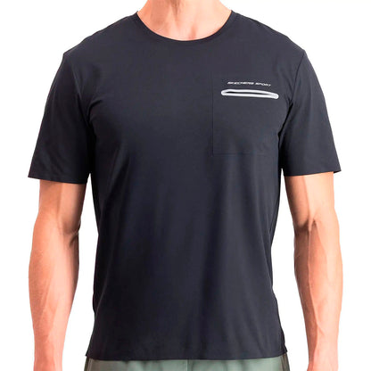 PLAYERA SKECHERS SPORT PARA CABALLERO COLOR NEGRO