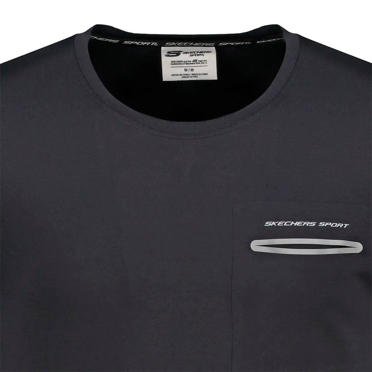 PLAYERA SKECHERS SPORT PARA CABALLERO COLOR NEGRO