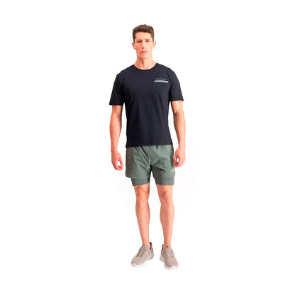 PLAYERA SKECHERS SPORT PARA CABALLERO COLOR NEGRO