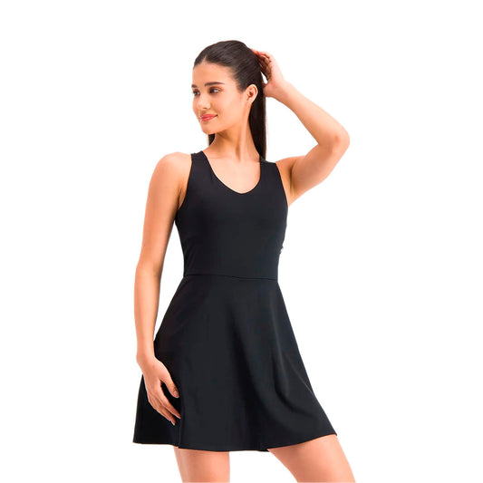 VESTIDO SKECHERS SPORT TRAINING PARA DAMA COLOR NEGRO