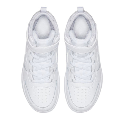 TENIS NIKE COURT BOROUGH MID PARA NIÑO COLOR BLANCO