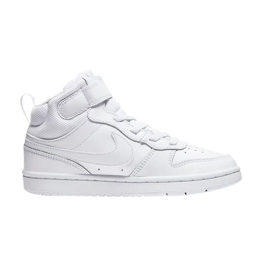 TENIS NIKE COURT BOROUGH MID PARA NIÑO COLOR BLANCO