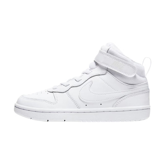 TENIS NIKE COURT BOROUGH MID PARA NIÑO COLOR BLANCO