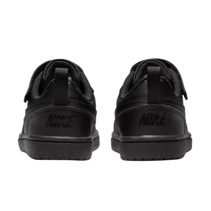 TENIS NIKE COURT BOROUGH PARA NIÑO COLOR NEGRO MONOCROMO