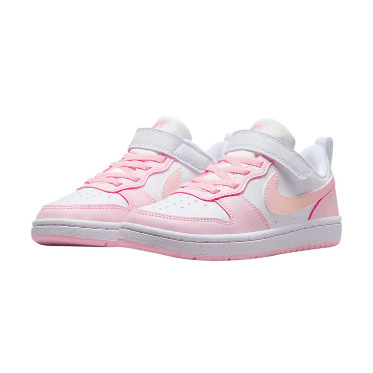 TENIS NIKE COURT BOROUGH PARA NIÑA COLOR BLANCO ROSA