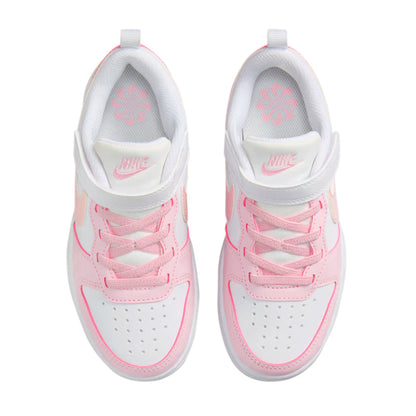 TENIS NIKE COURT BOROUGH PARA NIÑA COLOR BLANCO ROSA