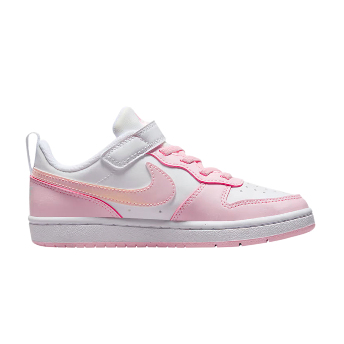 TENIS NIKE COURT BOROUGH PARA NIÑA COLOR BLANCO ROSA