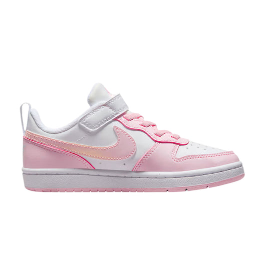 TENIS NIKE COURT BOROUGH PARA NIÑA COLOR BLANCO ROSA