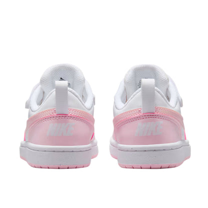TENIS NIKE COURT BOROUGH PARA NIÑA COLOR BLANCO ROSA